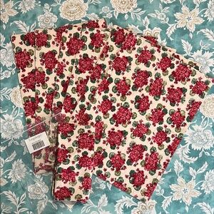 Longaberger Cloth Placemats and a Single Napkin